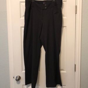 Dark Gray Rafaella Curvy Fit Dress Pants - 18W